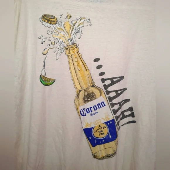 Vintage 90s Corona Beer Mexico T-Shirt - Picture 4 of 7